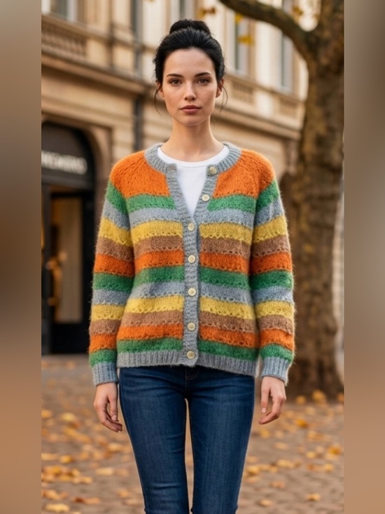 Perseus International Sweaters - Perseus International Ltd Rare Vintage 1960s Wool & Mohair Italian Made Sweater